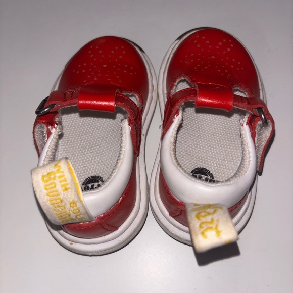 Dr. Martens Red baby Shoes 4 - Picture 3 of 5